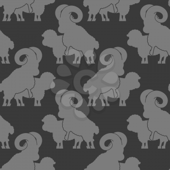 Sheep sex pattern. Farm animal intercourse ornament. Beasts reproduction background. Adult texture