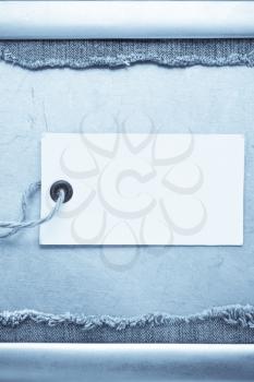 tag price and metal background texture