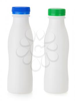 plastic bottle isolated on white background