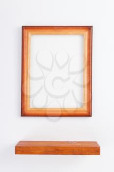 photo picture frame on white background