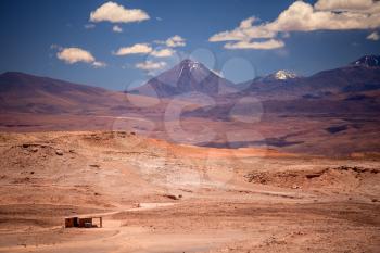 beautiful view on the volcano licancabur near San Pedro de Atacama, Chile, South America