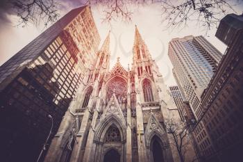 St Patricks Cathedral in downtown Manhattan, New York City