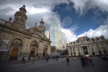 Santiago is a city, the capital of Chile. South America