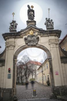 Strahov Monastery in Prague, an architectural monument of the Czech Republic. Located in Hradcany