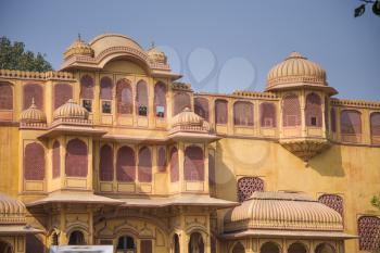 Jaipur - a city in India, Rajasthan. It called the Pink City because of the unusual color of pink stone used in construction