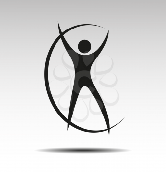 Sports and dancing symbol vector