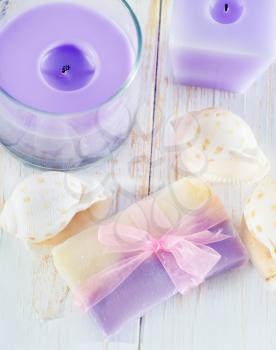 soap and candle