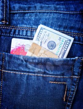 jeans and money