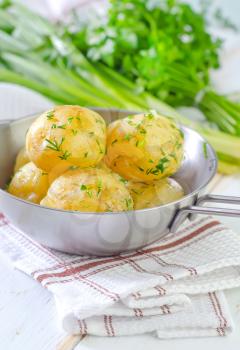 boiled potato
