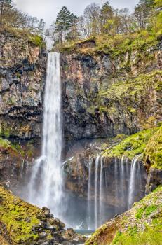 Kegon Falls, one of highest waterfalls in Japan. Located in Nikko National Park.