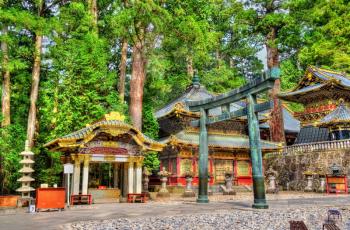 Gate of Toshogu shrine in Nikko - Japan