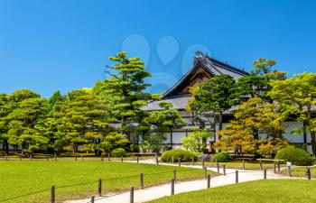 Grounds of Nijo Castle in Kyoto, Japan