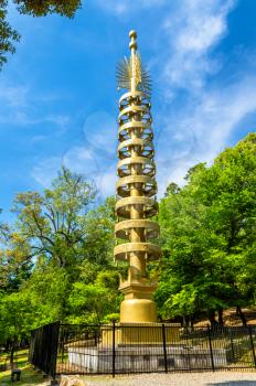 Sorin, a vertical shaft finial of a pagoda - Todai-ji Temple, Nara, Japan