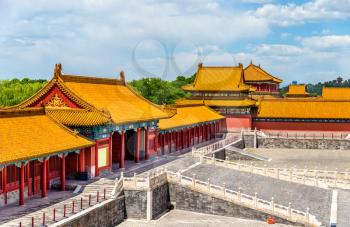 View of the Forbidden City or Palace Museum - Beijing, China