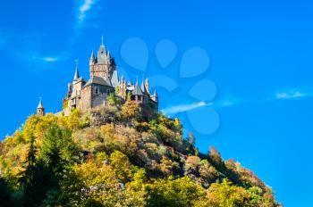 Reichsburg Cochem, the imperial castle in Rhineland-Palatinate, Germany