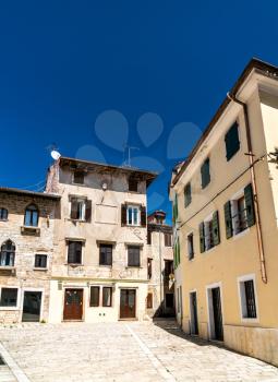 Houses in the old town of Porec - Istria, Croatia