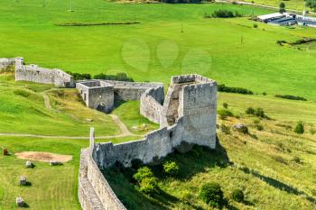 Ruins of Spis Castle, a UNESCO World Heritage Site in Slovakia, Central Europe