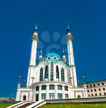 The Kul Sharif Mosque in Kazan Kremlin, UNESCO world heritage in Tatarstan, Russia