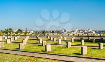 Military memorial cemetery on Mamayev Kurgan in Volgograd, Russian Federation
