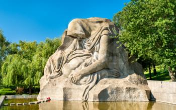 The Grieving Mother, a sculpture on the Mamayev Kurgan in Volgograd, Russian Federation