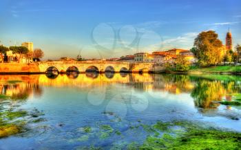 The Bridge of Tiberius in Rimini - Italy