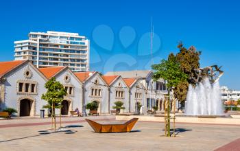 View of Europe Square in Larnaca - Cyprus