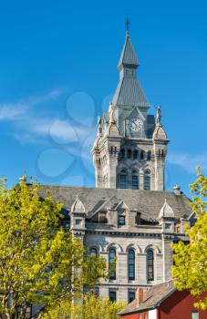 Erie County Hall, a historic city hall and courthouse building in Buffalo - New York, United States
