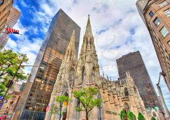 The Cathedral of St. Patrick in Manhattan - New York City, United States