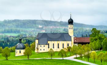 Pilgrimage Church of St. Marinus and Anian in Wilparting, Irschenberg - Bavaria, Germany