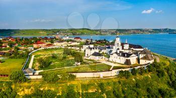 The Assumption Cathedral and Monastery in the town-island of Sviyazhsk. UNESCO world heritage in Russia