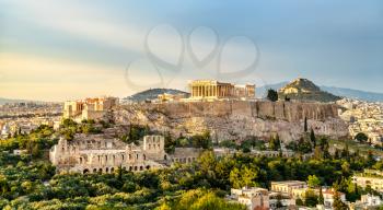The Acropolis of Athens, UNESCO world heritage in Greece