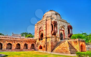 Madhi Mosque in Mehrauli Archaeological Park in Delhi, the capital of India