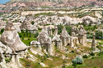 Love valley in Goreme National Park - Cappadocia, Turkey