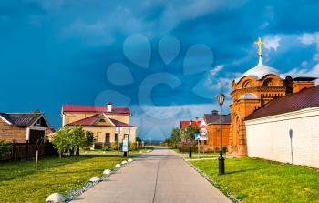 John the Baptist Monastery on Sviyazhsk Island. UNESCO world heritage in Tatarstan, Russia