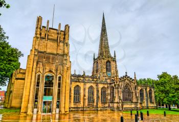 The Cathedral Church of St Peter and St Paul in Sheffield - South Yorkshire, England