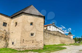 Dfencsive wall surrounding the old town of Levoca. A UNESCO heritage site in Slovakia