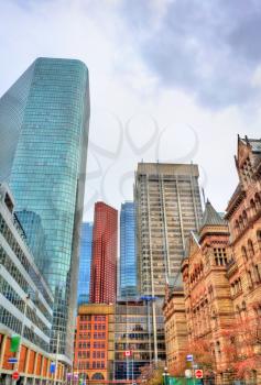 View of buildings in downtown Toronto - Ontario, Canada