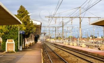 Railway station of Arles - France, Provence-Alpes-Cote d'Azur