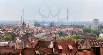 View of Nuremberg from the castle