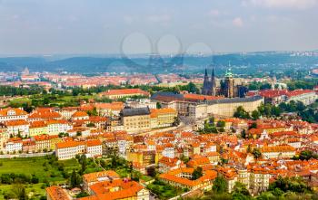 View of Prague from Petrin Hill - Czech Republic