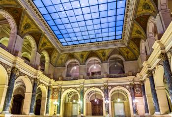 Main hall of the Czech National Museum in Prague. Built in 1891