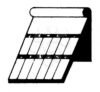 Royalty Free Clipart Image of a A Binder With Tags