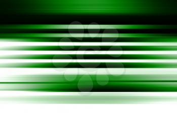 Horizontal green motion blur abstract background