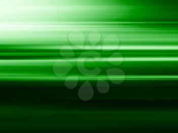 Horizontal green motion blur abstcrat background