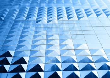 Diagonal blue cube shapes texture background hd