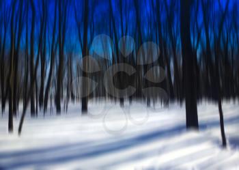 Vertical motion blur park forest background hd