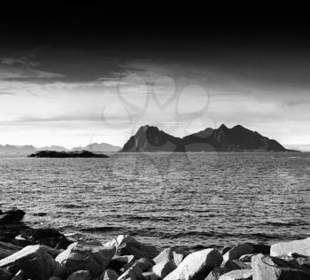 Norway fjords landscape background hd