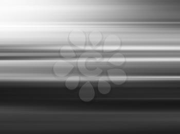 Horizontal black and white motion blur abstcrat background