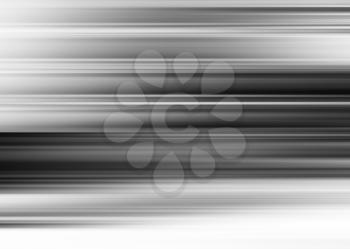 Horizontal black and white motion blur background