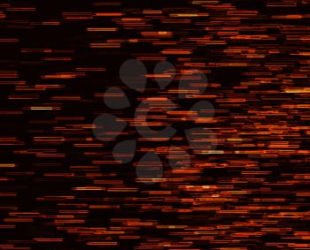 Square orange vivid 8-bit pixel dot interlaced space stars blast teleport abstraction background backdrop